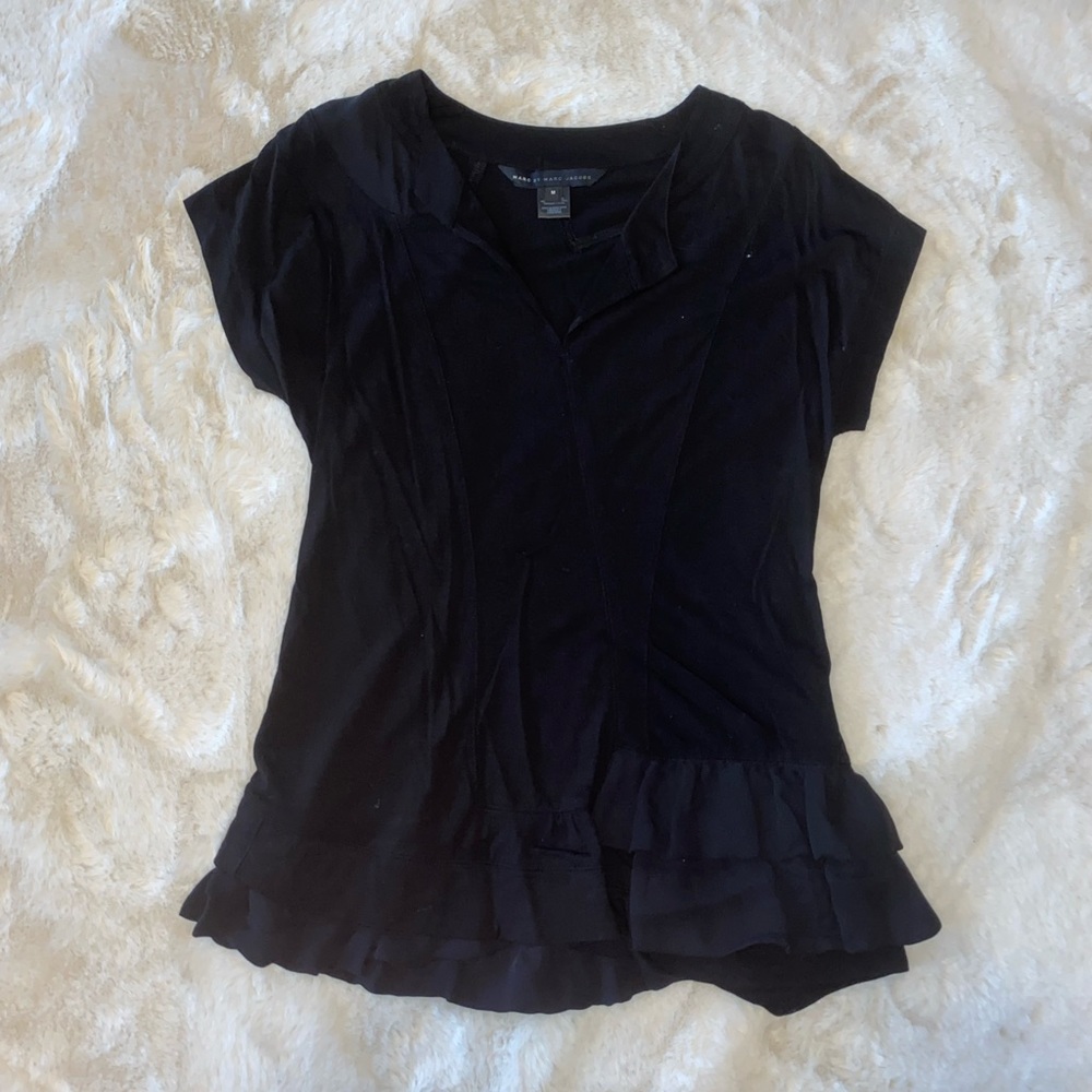 Marc by Marc Jacobs NEW WITH TAGS black novelty top size M